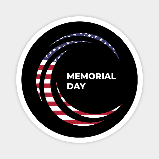 Memorial Day Remember and Honor Magnet by Bekis